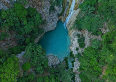 Polylimnio Waterfalls